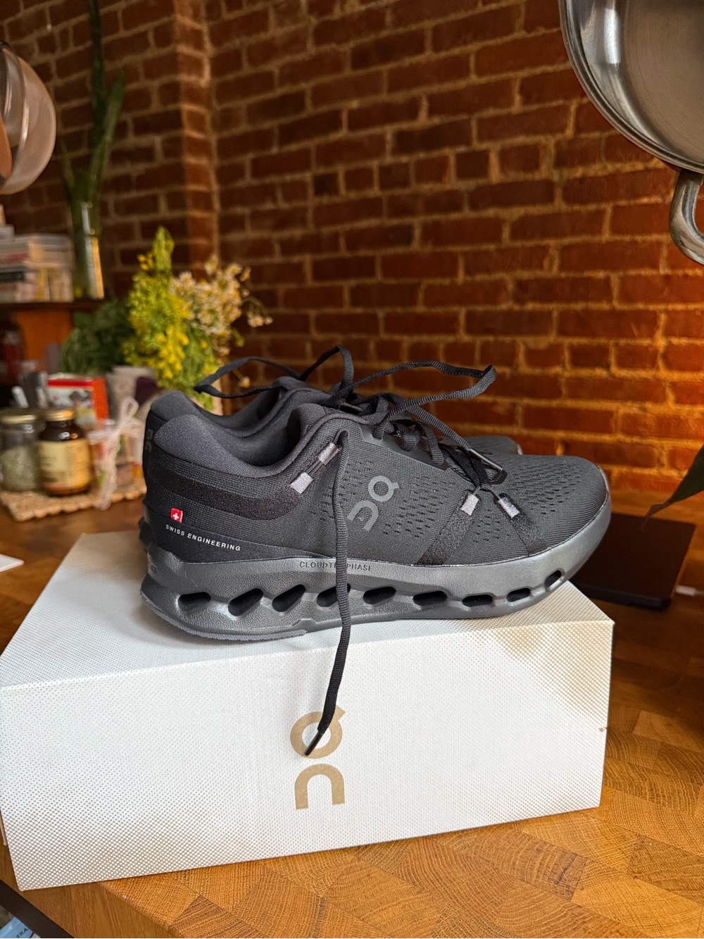 On Running Women’s Black Cloudsurfer Athletic Shoes